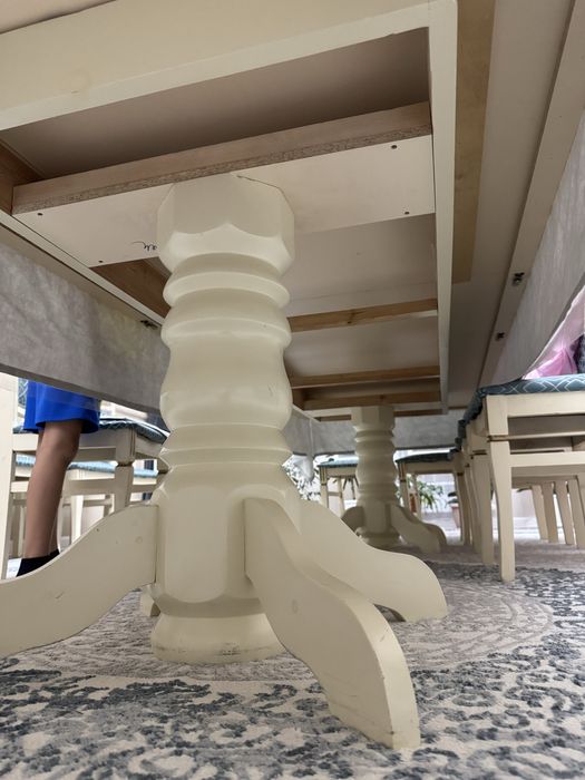 Стол 4м со стульями 20шт