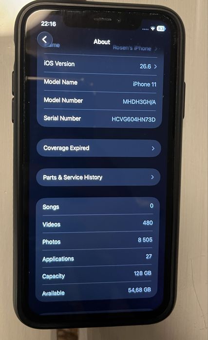 Iphone 11 128 GB_гаранция_калъфче
