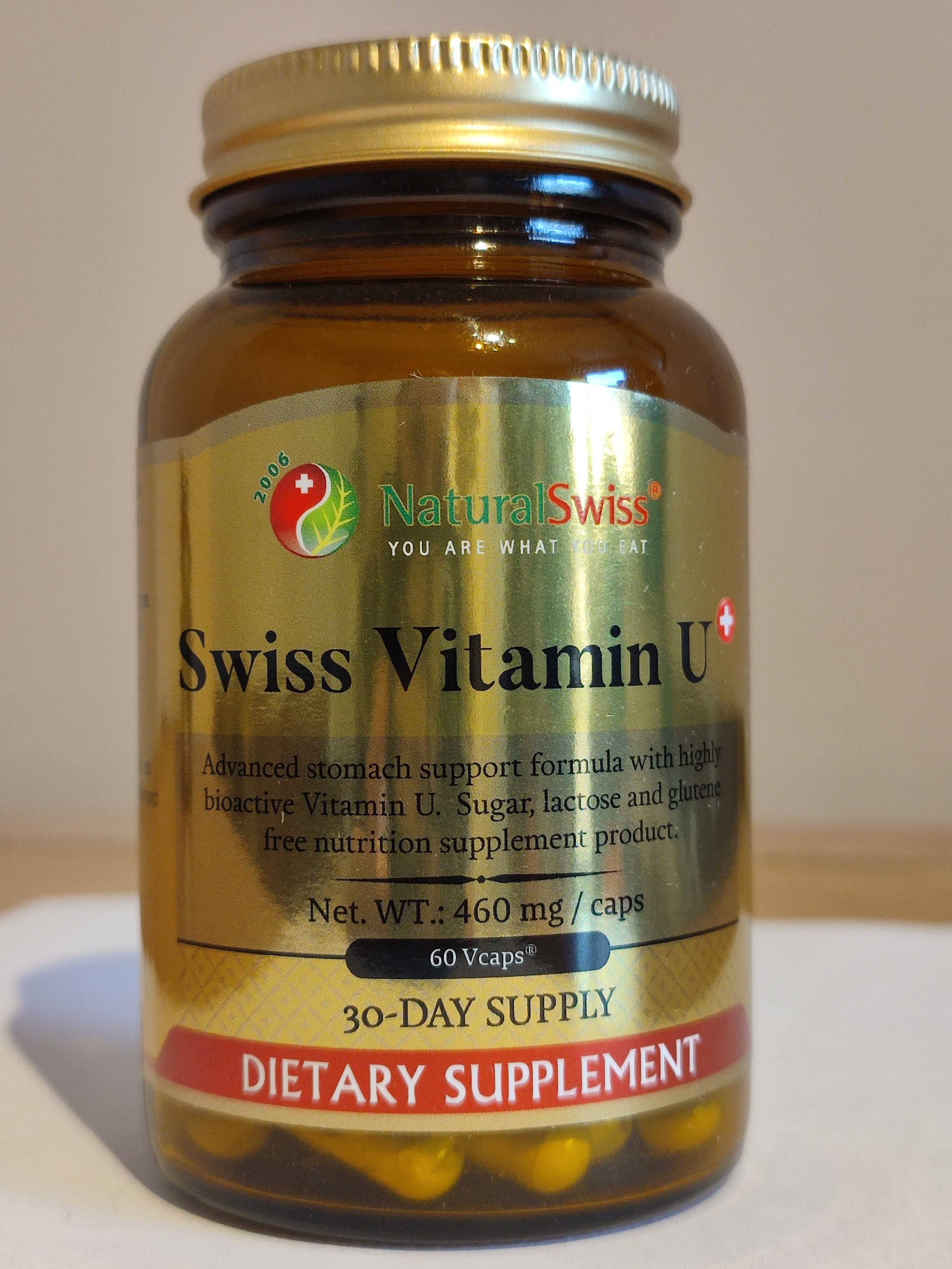 Swiss vitamin U/ Швейцарски Витамин У / Против Язва, Колит, Гастрит гр ...