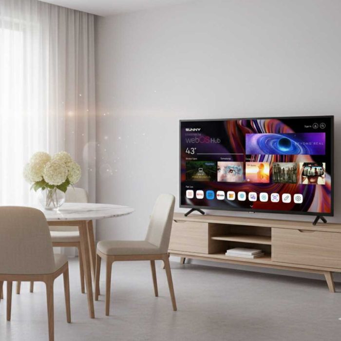 Телевизор  43" LED Smart TV с WebOS, Wi-Fi и DVB-T2/C/S2