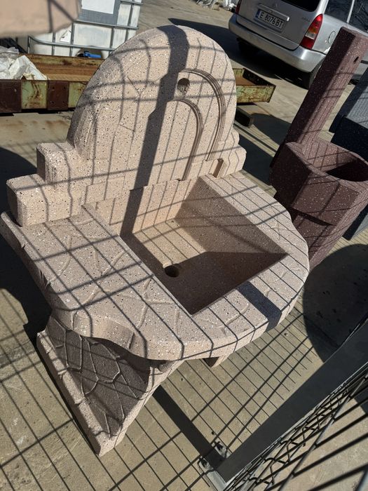 Бетонови мивки за двор