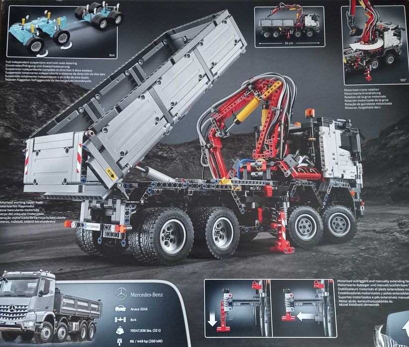 Конструктор Lego Mercedes-Benz Arocs 42043