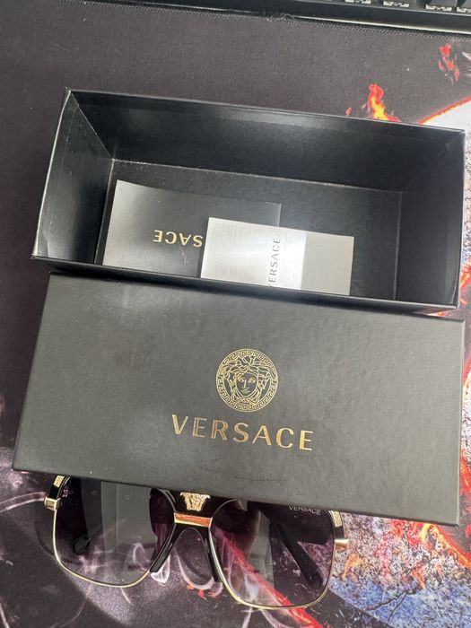 Ochelari de soare (Replică Versace) - Model Shield / Medusa
