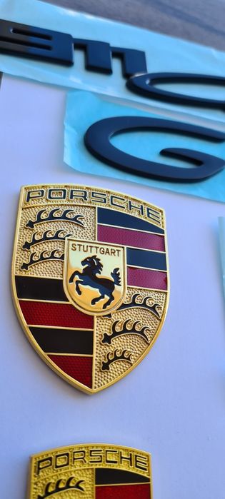 Емблема Porsche Порше Panamera Cayenne Macan Cayman  GTS Turbo 911 S 4