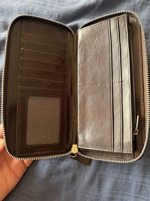 Мужское кожаное портмоне Made in Italy, натуральная кожа
