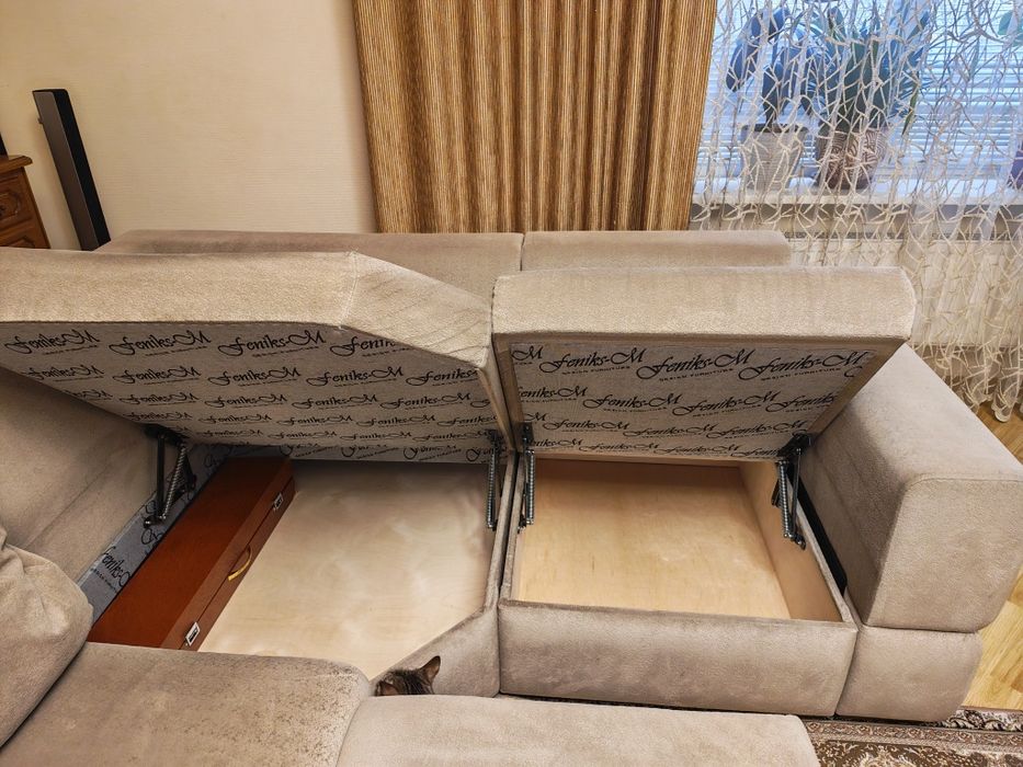 Диван угловой большой