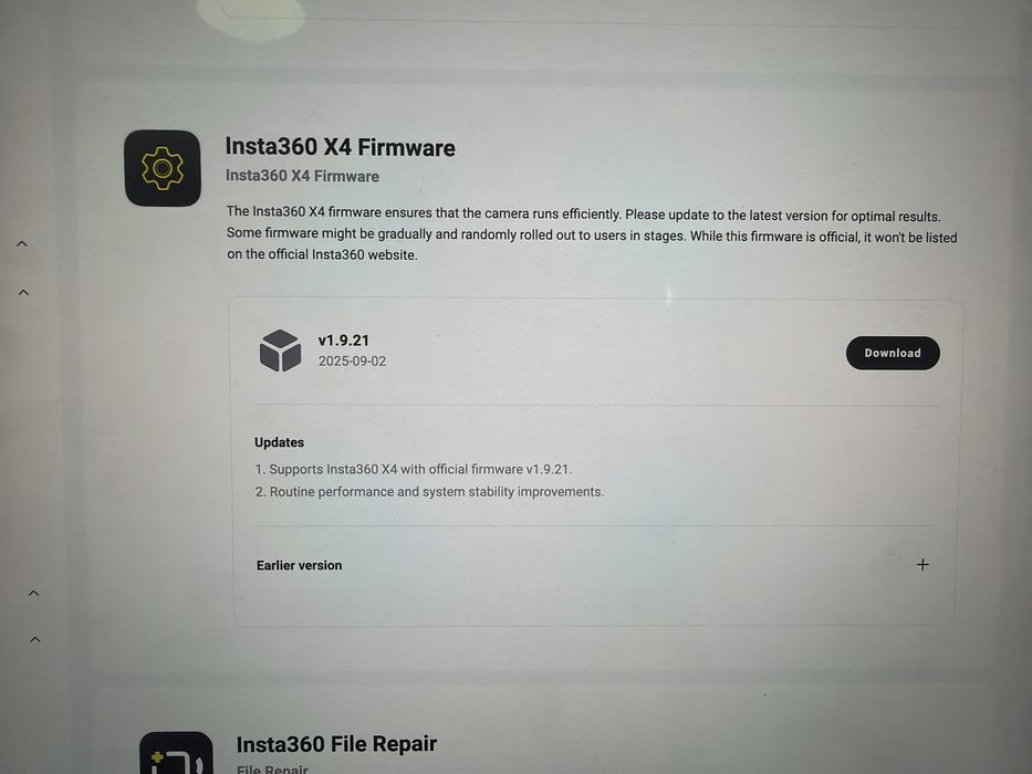Camera video sport insta360 x4 noua la cutie separat pachet explorer