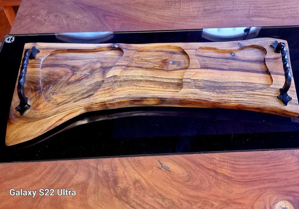 Дъски за мезета от орех , плато