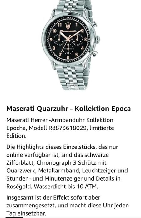 Ceas pentru bărbați Maserati