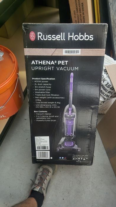 Aspirator vertical Russell Hobbs Athena2 RHUV5101 400W 2L cu filtrare