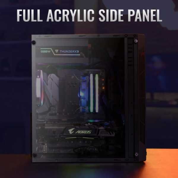 AeroCool Split RGB ATX case • Корпус Кейс