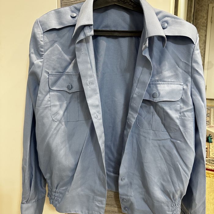 рубашка синяя,новая