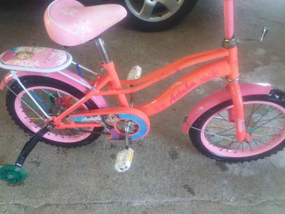 Велосипед розовый