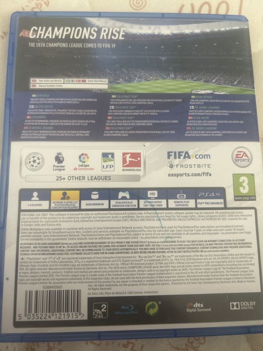 Cd fifa 19 pentru ps4