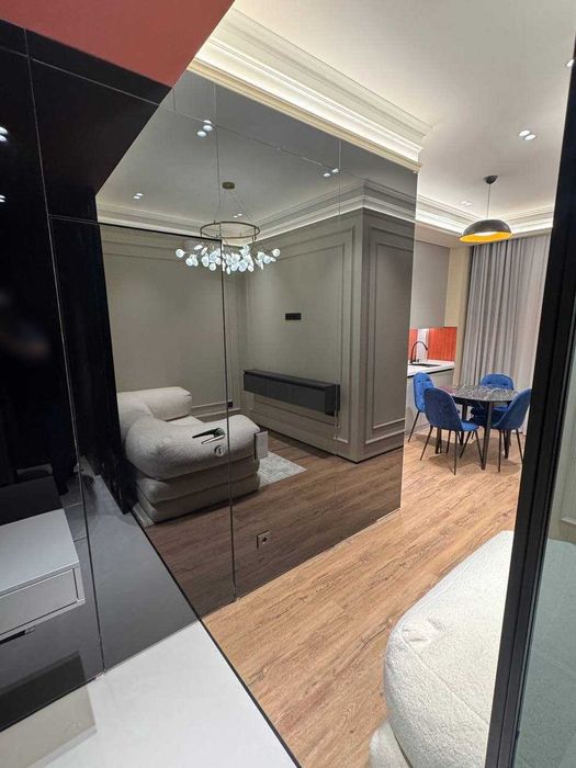 *Grand city  Аренда 1в2ком квартира в центре.Все новое.5 минут до Ц1