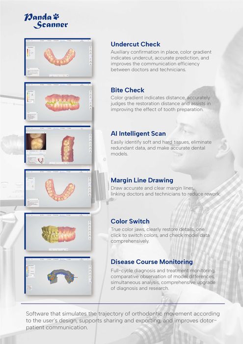 Panda Smart Интраорален 3D Скенер Нов Гаранция