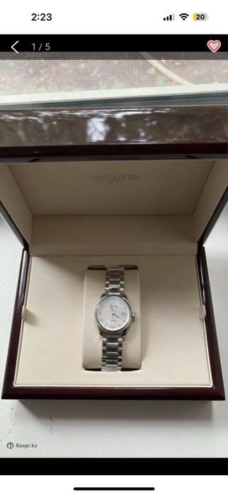 Новые часы Longines Master Collection, оригинал, бриллианты, автомат