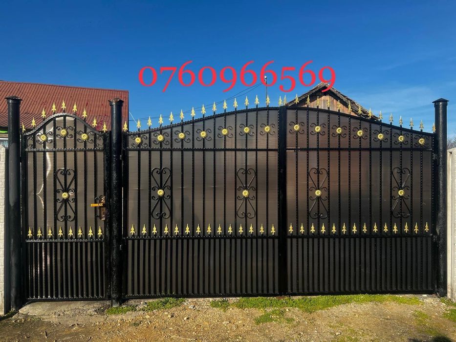 Porti metalice sau din fier forjat