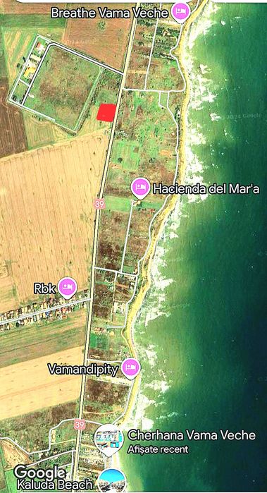 Teren  intravilan ,  500mp-23900€  , 1000mp-45000€, 2 Mai - Vama Veche