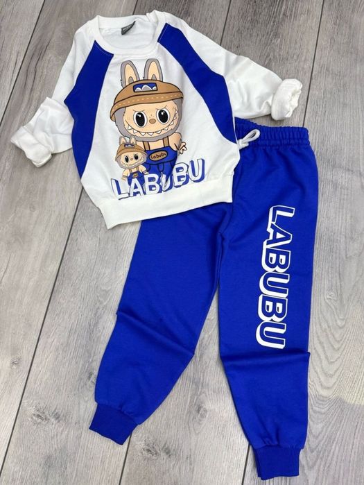 Памучен Детски комплект Labubu Размери 3/4 4/5 5/6 7/8 9/10 г.