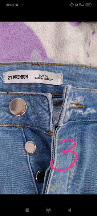 Pantaloni blugi  bărbați stare buna folosit un an   preț 30 lei  1 buc