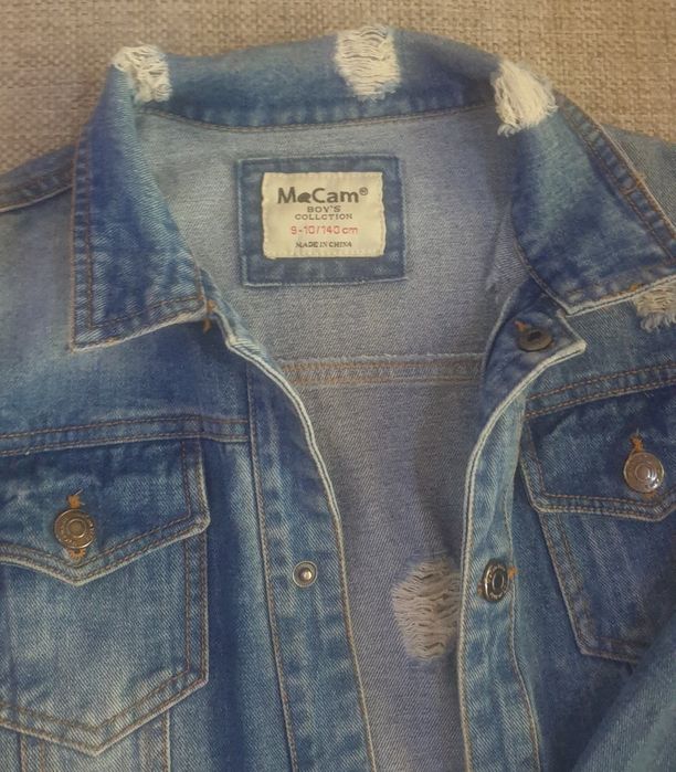 Куртка детска джинсовая