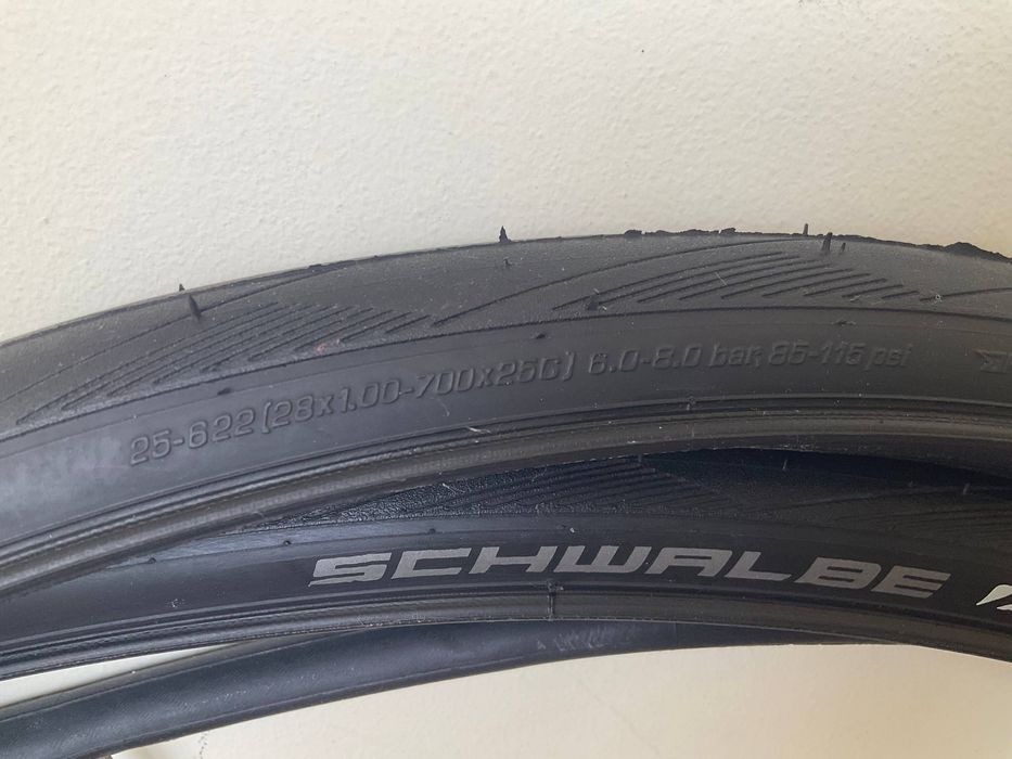 Set anvelope SCHWALBE DURANO PLUS 700x25C/25-622 noi