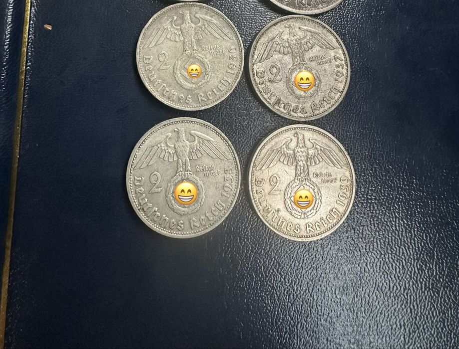 2 Reichsmark 1936 37 38 39