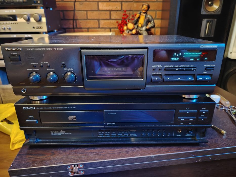 Deck technics cd denon