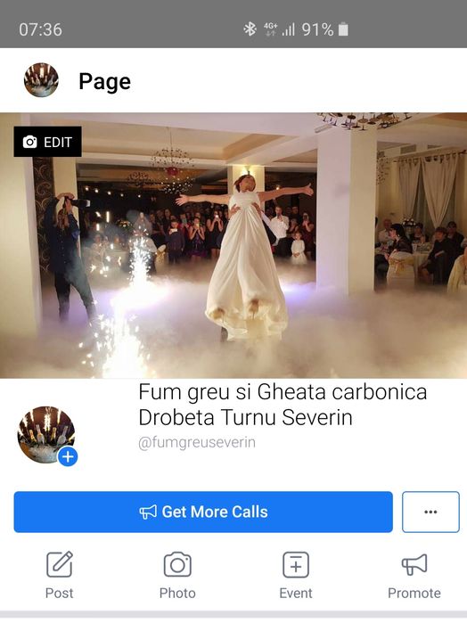 Fum greu, gheata carbonica, artificii.