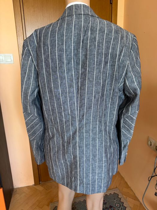 Мъжко  ленено ленено сако British Indigo, размер L/XL