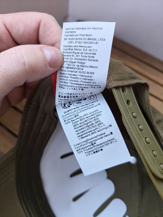 Hugo Jude șapcă unisex culoare kaki noua originala