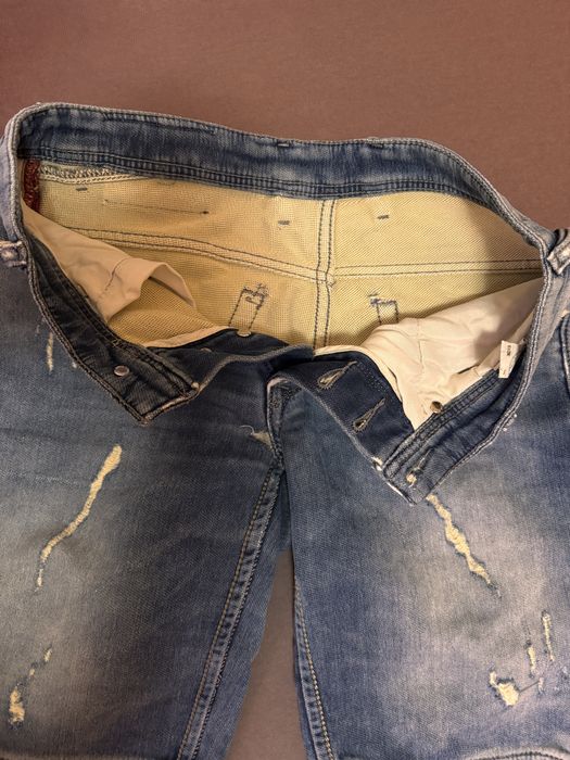 Дънкови къси гащи