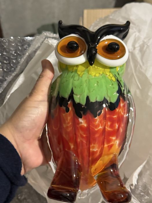 Bufnita de sticla Murano