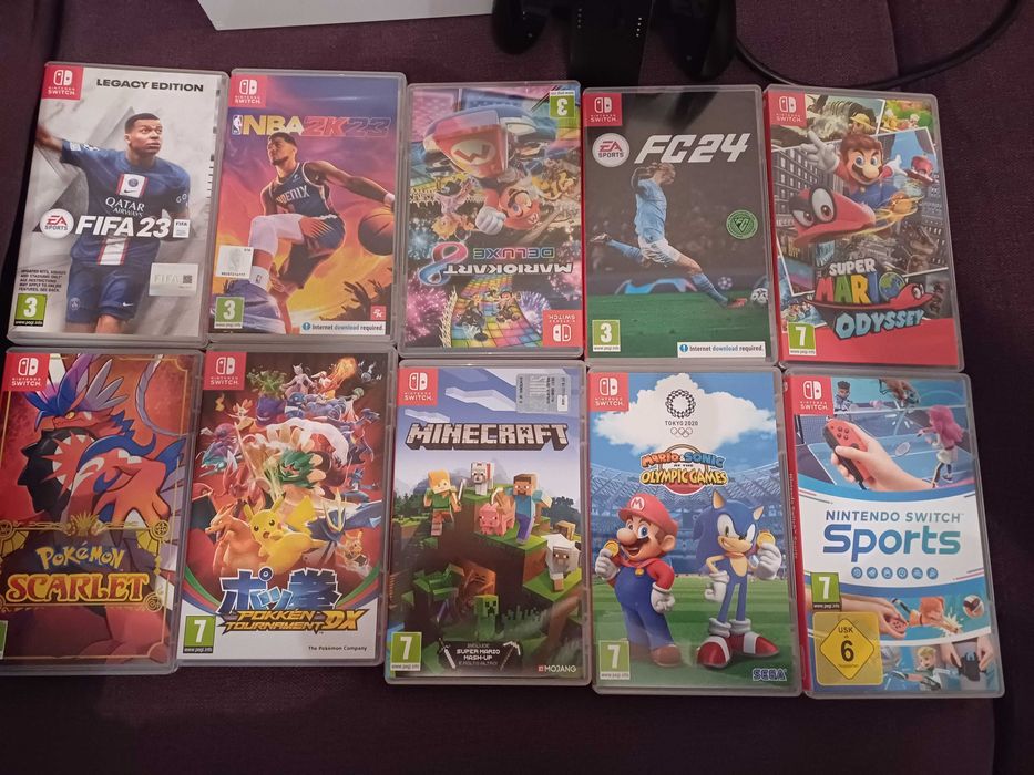 Nintendo Switch Oled - Stare impecabil +10 jocuri