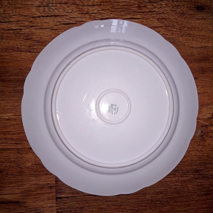 Голяма стара немска порцеланова чиния