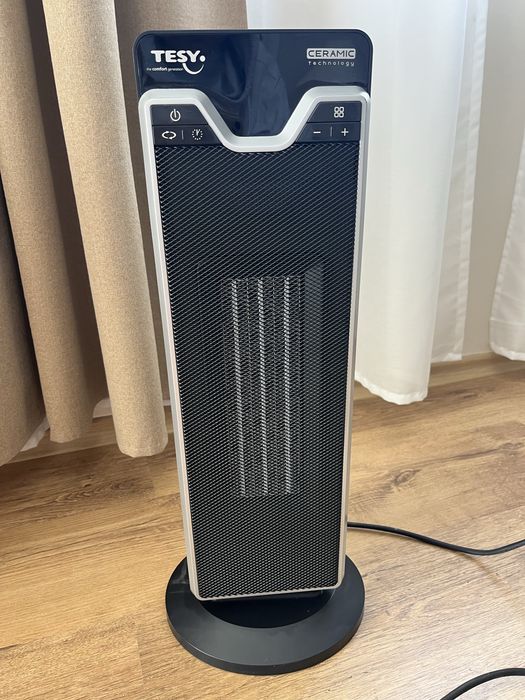 Керамична вентилаторна печка кула TESY 2000W – Дигитална / Тъч контрол
