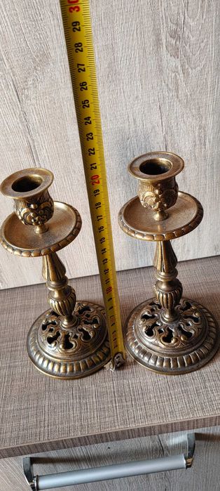 Малък бронзов свещник