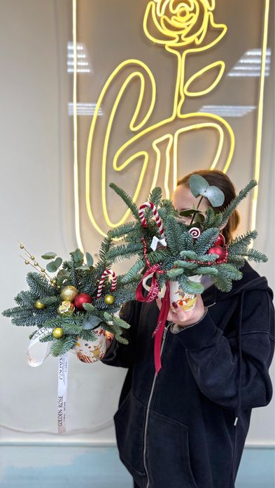 Новогодние композиции с вау эффектом,Kaspi Red