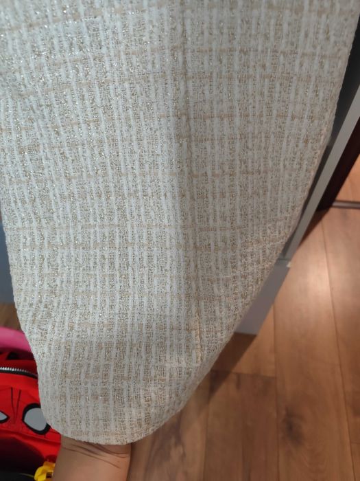 Дамска рокля River Island букле плюс дънков акцент