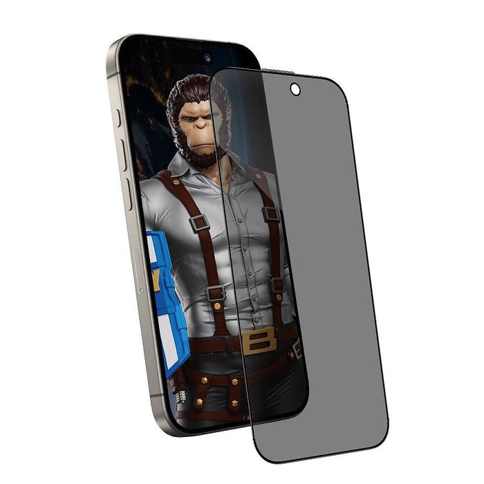 Blueo mr.monkey 2.5d silk full cover glass privacy anti-peep transpare