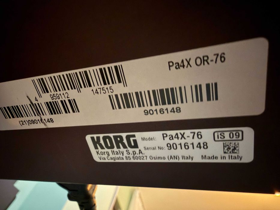 Orga / Aranjor Profesional Korg PA4X 76 Keys Oriental Edition + Stand + Speaker PaAS + Pedala