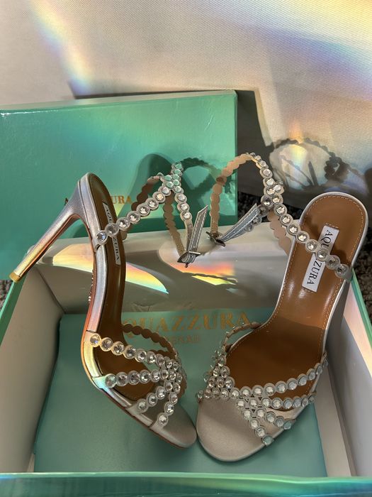 Sandale Aquazzura Tequilla piele naturala pe stoc
