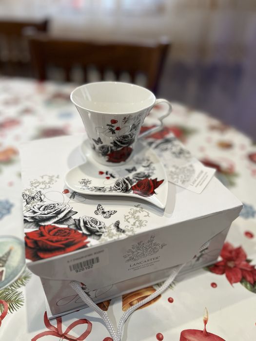 Чаши за кафе фин порцелан Lancaster