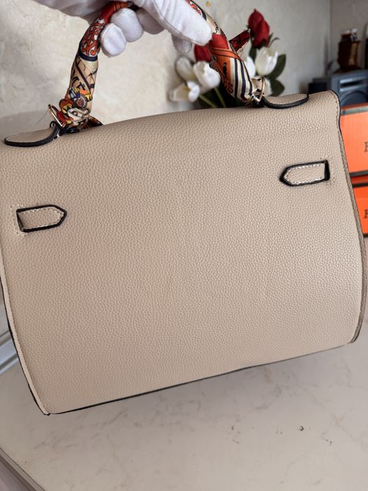 Дамска чанта Hermes Birkin бежова