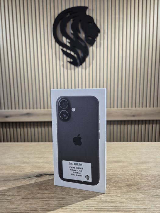 iPhone 16 256gb Black Neverlocked/Fact+Garantie