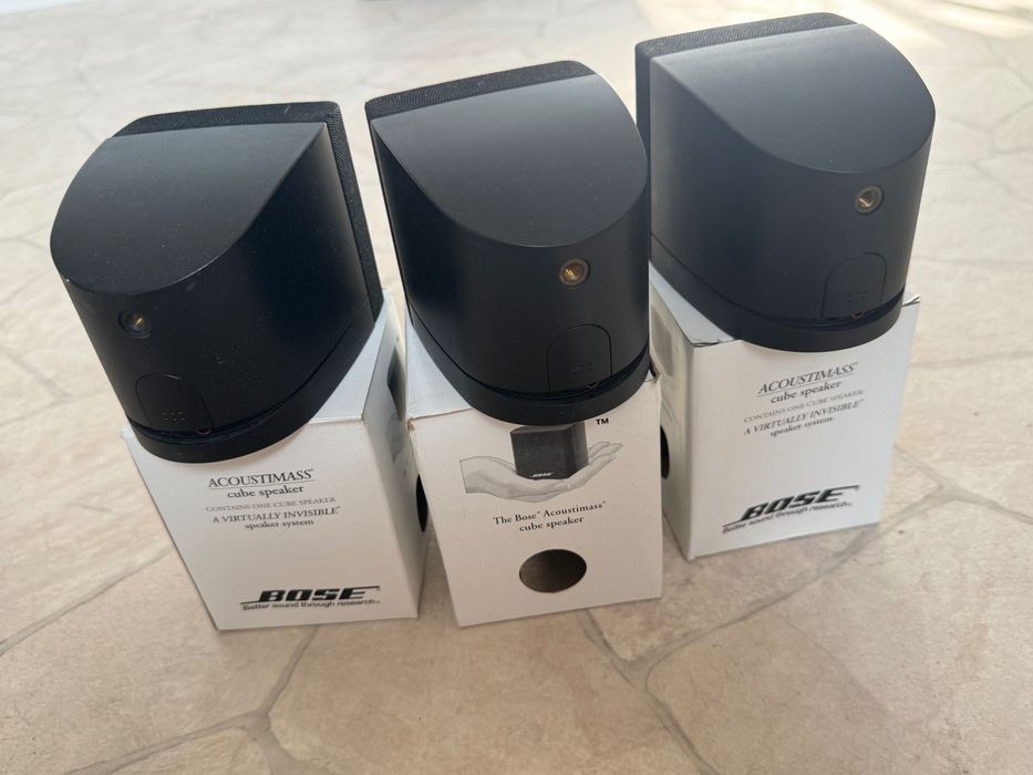 Set 3 sateliți pasivi Bose Acoustimass Signle Cube