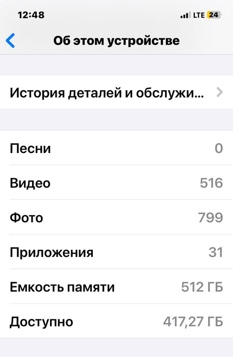 Iphone 12 pro rangi gold xotirasi 512 batareka 74