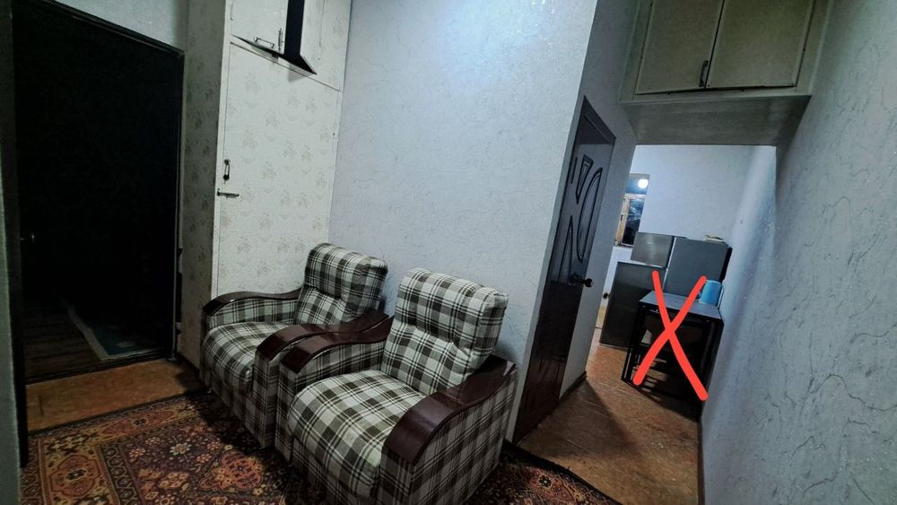 Аренда 1 ком квартира в 9 мкр 2 этаж