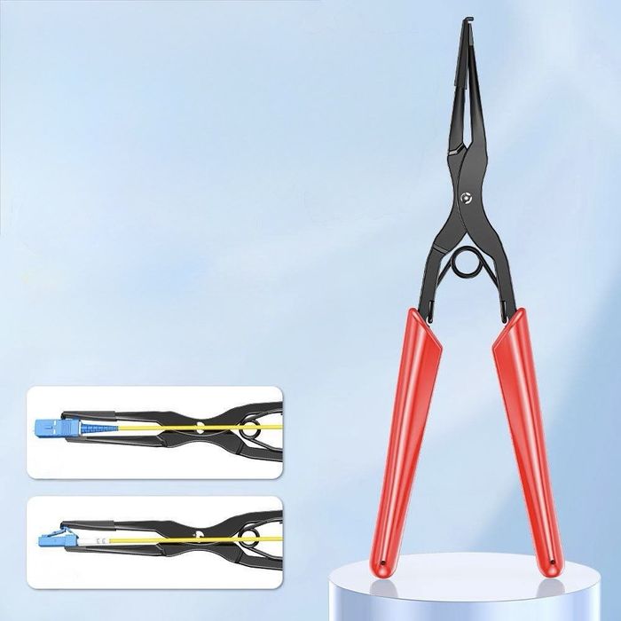 Зажим для соединения и отсойденения оптических патч кордов